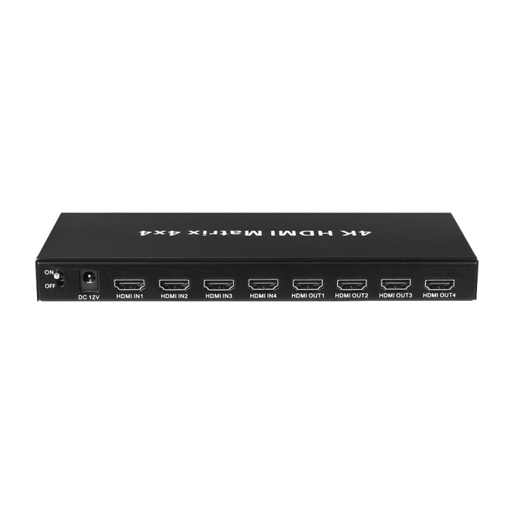Measy MT4344 4K 30Hz 4 In 4 Out HDMI Matrix Switch Supporta commutazione senza interruzioni, EU Plug, US Plug, UK Plug, AU Plug Measy MT4344 4K 30Hz 4 In 4 Out HDMI Matrix Switch Supporta commutazione senza interruzioni, EU Plug, US Plug, UK Plug, AU Plug